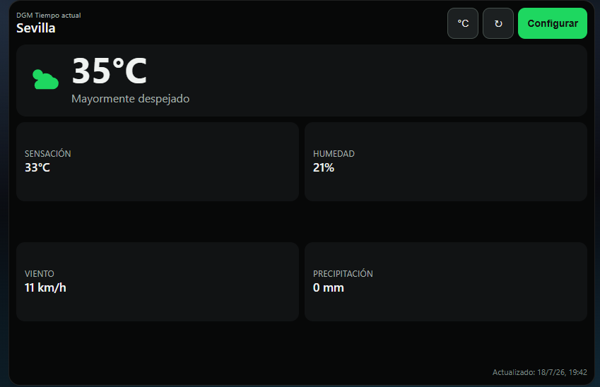 DGM Current weather — screenshot 1 of 2