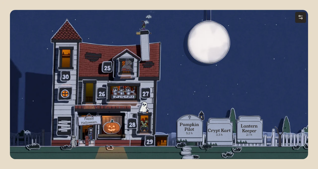 Haunted House: all 8 windows, screenshot 2 of 5