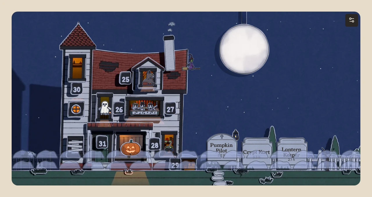 Haunted House: all 8 windows, screenshot 5 of 5
