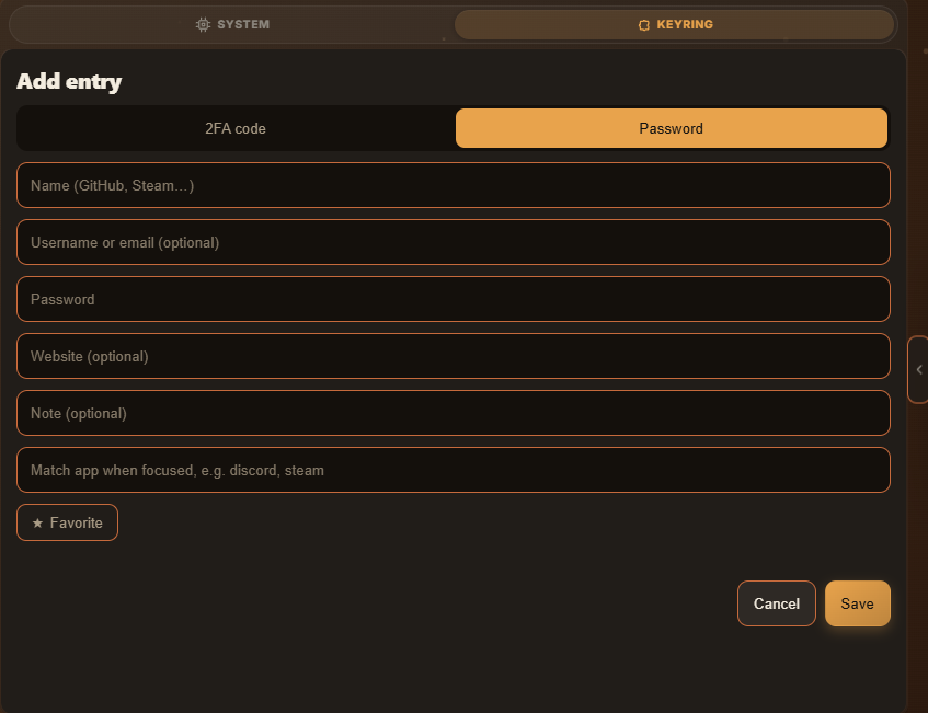 Keyring — screenshot 4 of 4