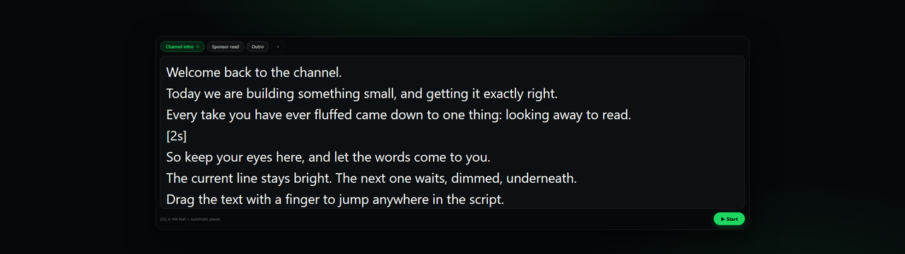 Teleprompter — screenshot 2 of 2