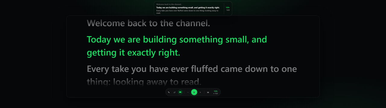 Teleprompter — screenshot 1 of 2