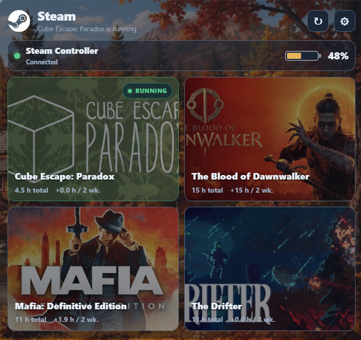 TGK Steam — Launcher & Battery — screenshot 3 of 3