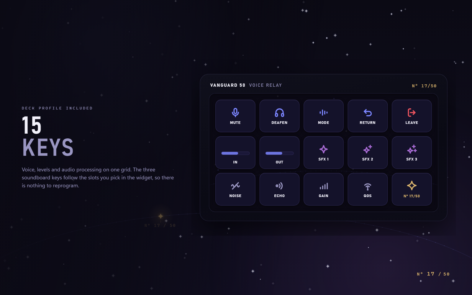 VANGUARD 50 // VOICE RELAY — screenshot 2 of 4