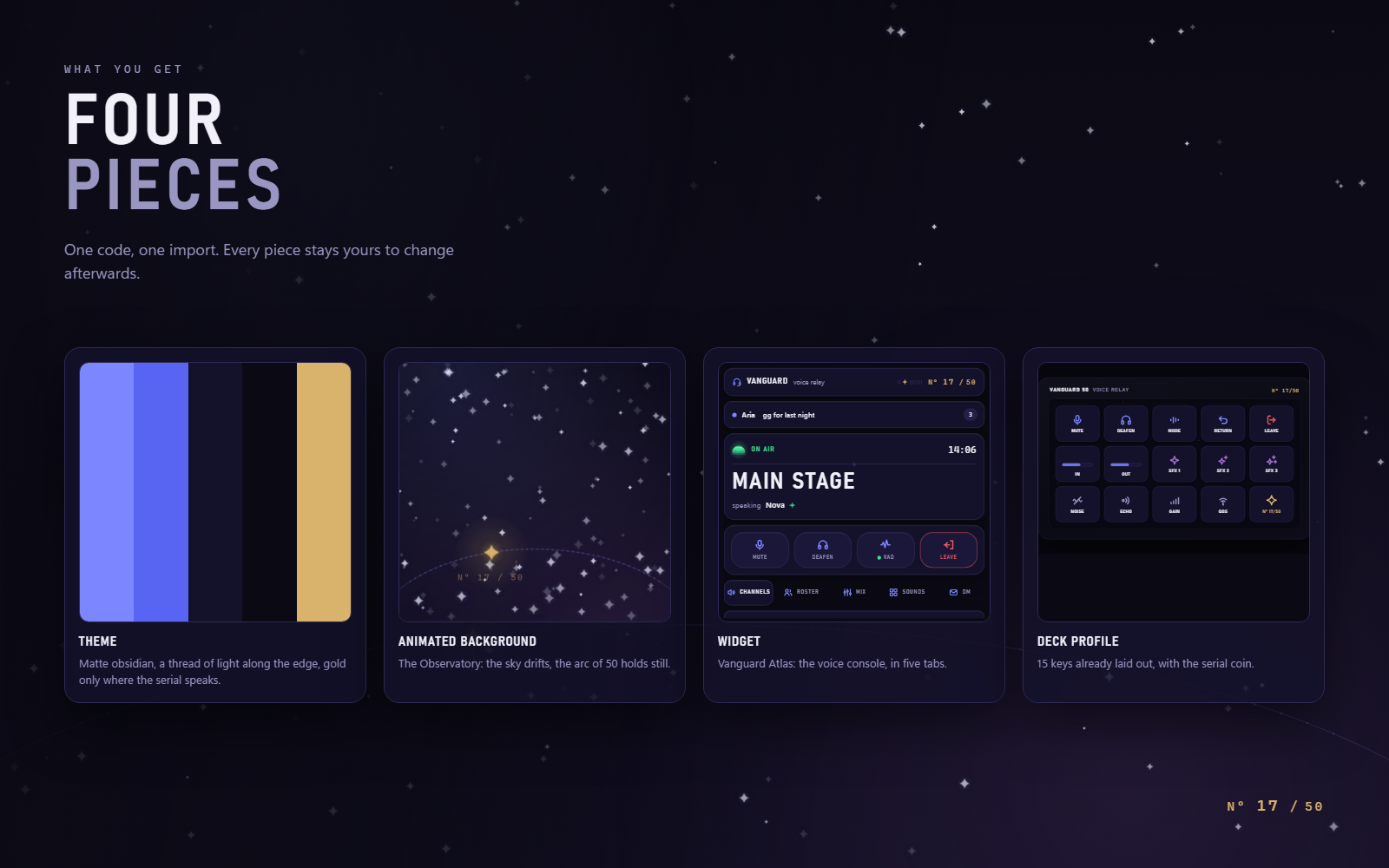 VANGUARD 50 // VOICE RELAY — screenshot 4 of 4